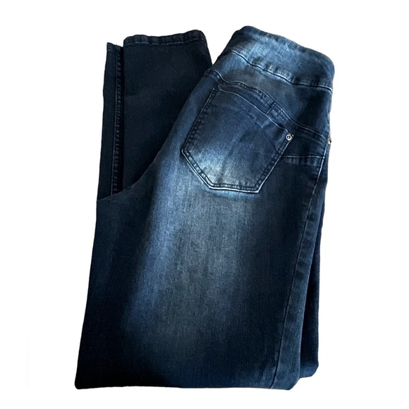 Peck & Peck Curve Perfect Pull-on Stretch Denim Jeans Perfect Condition NWOT - Picture 9 of 12